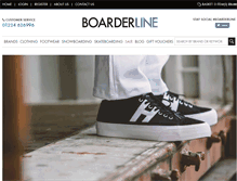 Tablet Screenshot of boarderline.co.uk